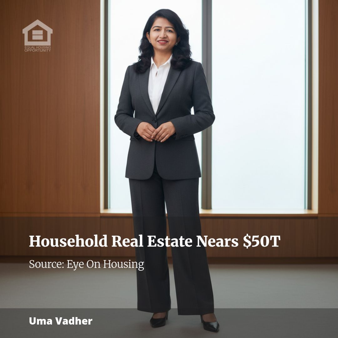 Value of Household Real Estate Assets Approaches $50 Trillion