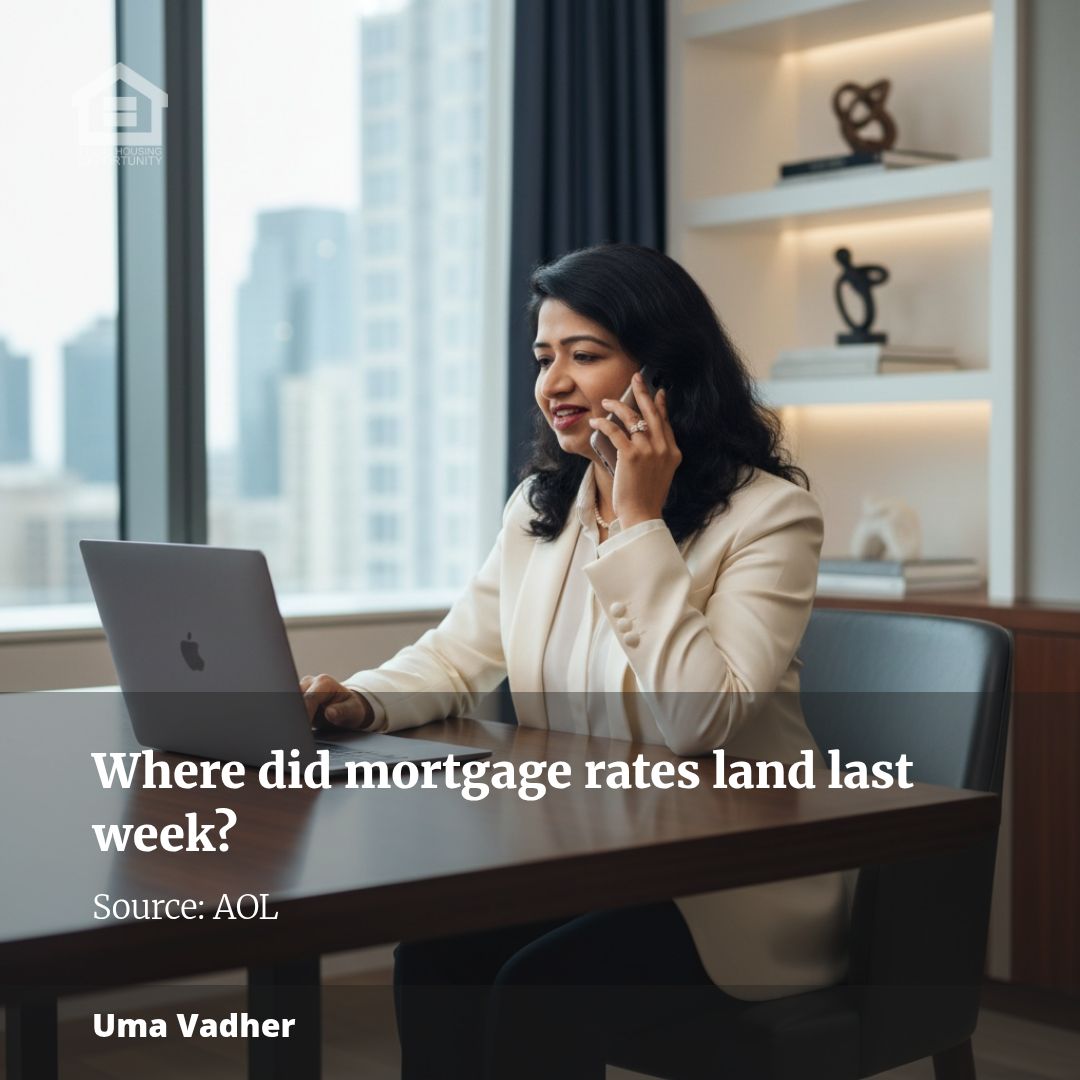Where did mortgage rates land last week?