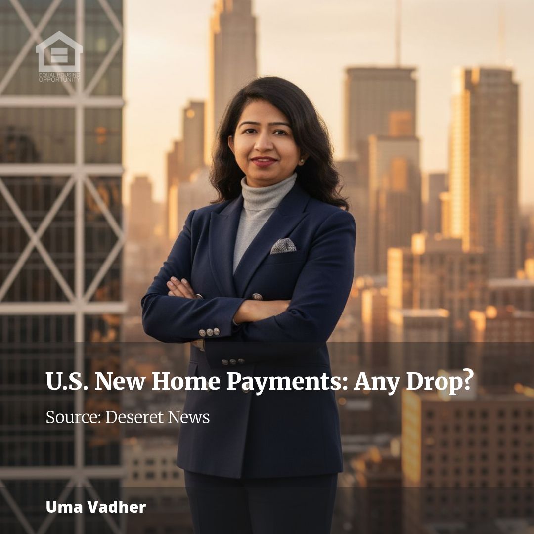 Have payments on newly purchased homes in the U.S. dropped?